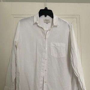 Maxwell Oversize White Button Down Shirt